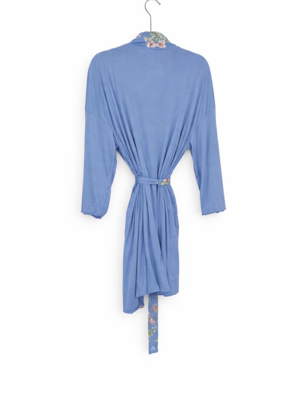Flora Nikrooz Blue Floral Women's Robe - Picture 3 of 4